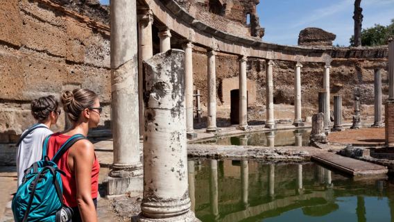 From Rome: Villa Adriana Private Day Trip by train