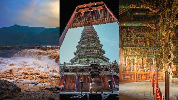 小西天+廣勝寺+山西壺口瀑布一日遊【2+1座椅·導遊講解】