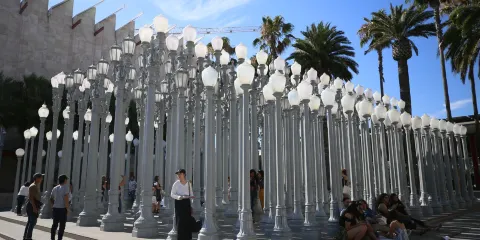 美國洛杉磯藝術博物館+ 加州科學中心+洛杉磯紀念體育場