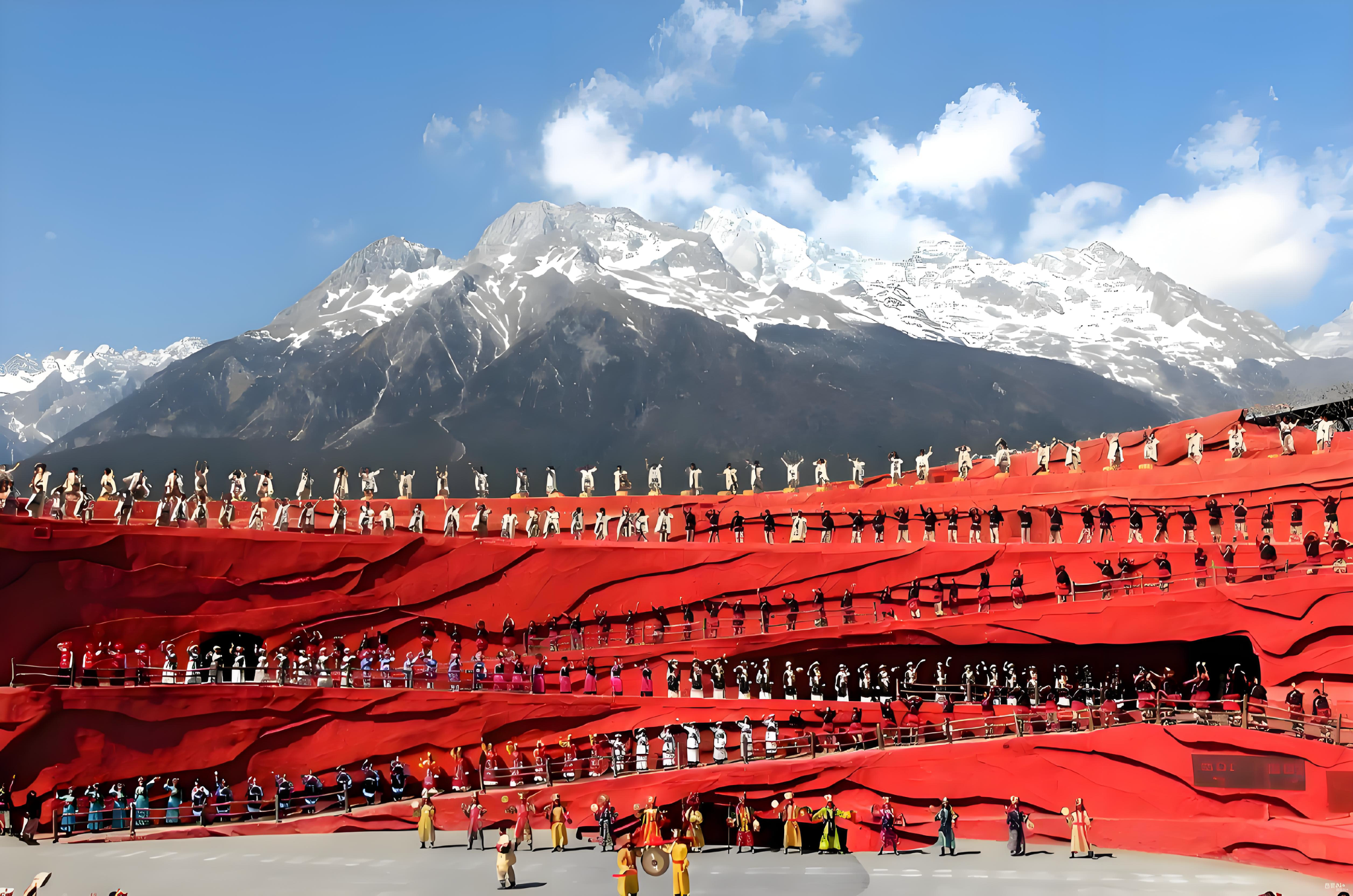 Lijiang Yulong Snow Mountain Attraction: Spruce Meadow + Blue Moon Valley + Impression Lijiang 1-day Tour (Golden Sunrise)