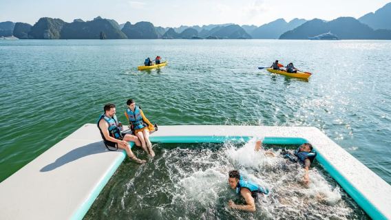 Ha long, Lan Ha bay day trip: lunch, kayak & entertainments
