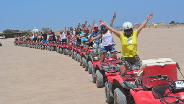 Hurghada: Super Safari Adventure with ATV, Camel Ride & BBQ
