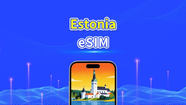 Estonia eSIM | 5G/4G | Pakej Data Harian/Total | 1-30 hari | Pengebilan 24 Jam | Kod QR
