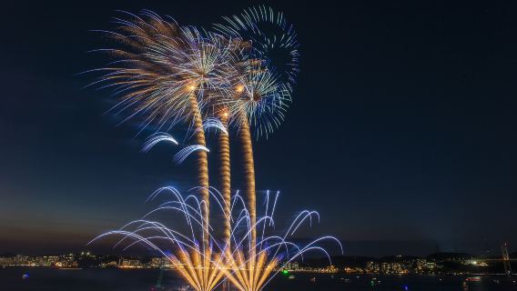 1-day tour to the Kanmon Kaikyo fireworks festival from Fukuoka (limited to August 13, 2026, Chinese-speaking group)