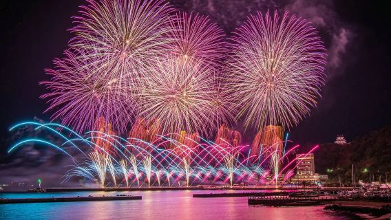 【9人小團】東京伊豆熱海海上花火大會一日遊 上門接駁