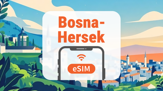 Bosna Hersek eSIM | Çift Şebeke • Tüm AI & TikTok | 1–30 Gün | QR Kod