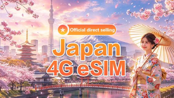 [Japan] 4G | eSIM | 1-30 days available | Subscribe and use | Hotspot support | QR Code