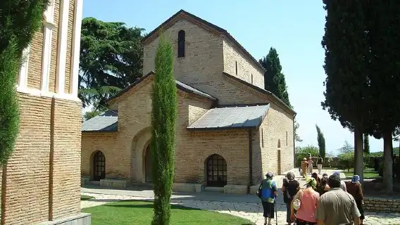Kakheti: Sighnaghi city. Bodbe, Corporation Kindzmarauli. Telavi.