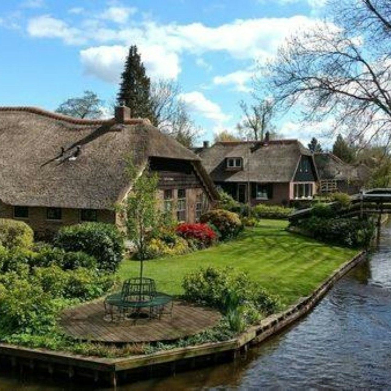 Giethoorn: visita guidata per piccoli gruppi + gita in barca elettrica