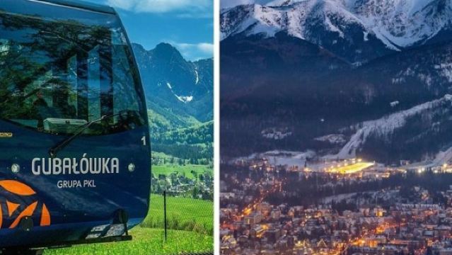 ザコパネ：クラクフからのグバウフカ・ケーブルカーによる日帰り旅行