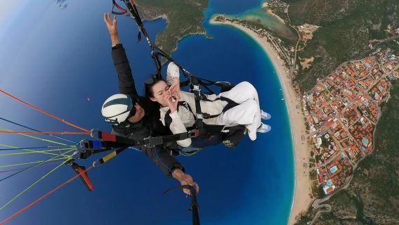 Turkey Fethiye Paragliding including transfers, photo taking and video Dragon cable car up the mountain