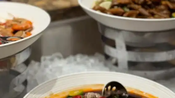 โรงแรม Xiamen Seaview Resort - ห้องอาหารบุฟเฟต์เมดิเตอร์เรเนียน - มื้อกลางวันและมื้อเย็น