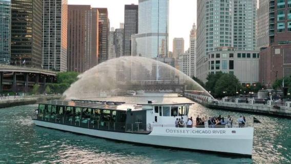 Du thuyền trên sông Chicago Gourmet Brunch/Bữa trưa/Bữa tối