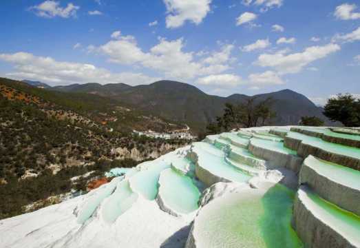 Lijiang to Shangri-La Scenic Drive - Tiger Leaping Gorge, Haba Snow Mountain, White Water Terrace
