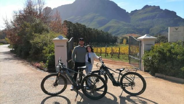 Stellenbosch: Tour privado en bicicleta eléctrica y vino por Stellenbosch