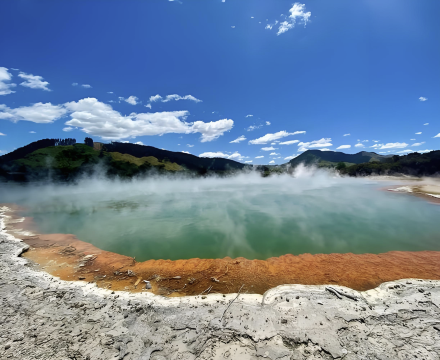 Auckland, Selandia Baru - Pemandian Air Panas Polinesia dan Negeri Ajaib Panas Bumi [12 Jam]