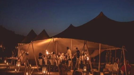 Marrakech : Quads et chameaux au coucher du soleil et dîner avec spectacle de feu