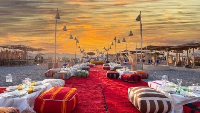 Marrakech Agafay Desert Quad, Camel, Sunset & Dinner Show.