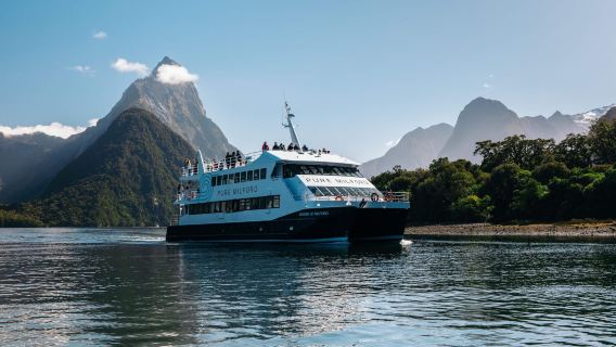 Tour di un giorno a Milford Sound con crociera, con partenza da Quilpie o Te Anau
