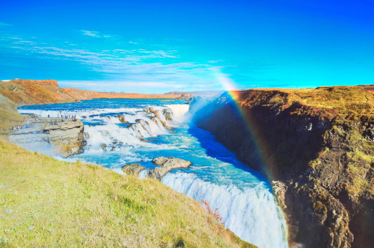 [Classic 1-day tour of Iceland's Golden Circle] Gullfoss Waterfall + Geysir + Thingvellir National P