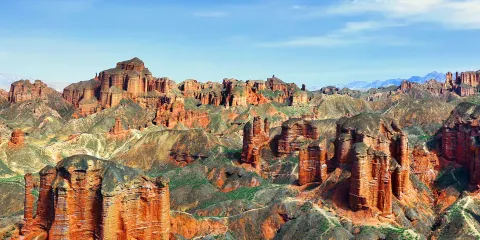 張掖冰溝+丹霞旅遊景區一日遊【張掖包車/上門接送/私密自由】