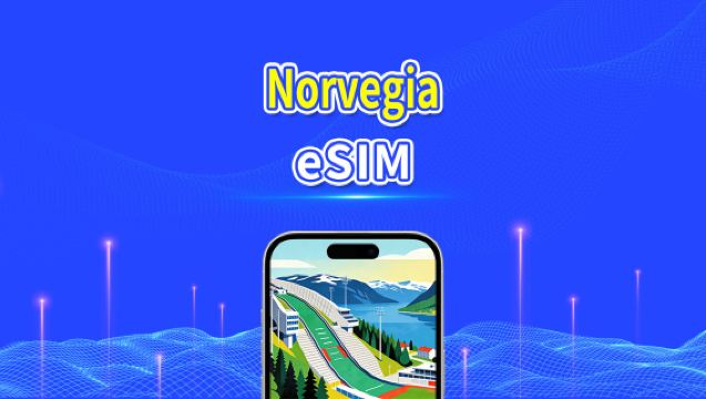 Norvegia eSIM | 5G/4G | Dati ad alta velocità  | 24 ore | 1-30 giorni | Codice QR