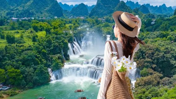 Nanning Chongzuo + Tarikan Pelancongan Air Terjun Detian + Kampung Mingshi [Pilihan kumpulan peribadi/kumpulan kecil 6 orang]