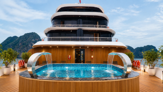 Halora Nova Overnight Cruise | Explore Ha Long Bay & Lan Ha Bay | Free Transportation