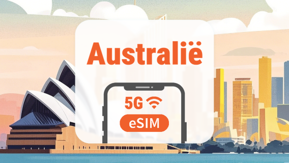 Australië 5G eSIM | AI & TikTok | 1–30 Dagen | QR-code
