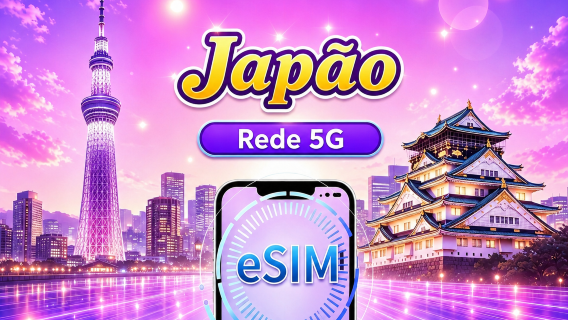Japão 5G eSIM | Suporta TikTok & ChatGPT | Pacote de dados diário / Pacote de dados total | Cobrança por 24 horas | 1–30 dias | Código QR