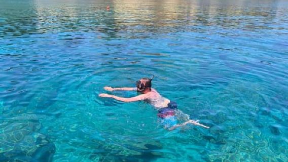 ヘルソニソス発：グラスボトムボートでのクルーズ（海水浴ストップ付き）
