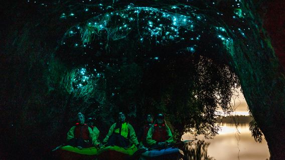  Yeni Zelanda Rotorua Taiao gece ateşböceği kano turu