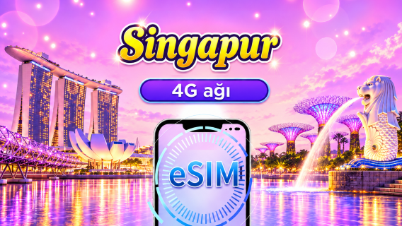 Singapur 4G eSIM | TikTok & ChatGPT'yi destekler | Günlük veri paketi / Toplam veri paketi | 24 saate göre ücretlendirme | 1–30 gün | QR kod