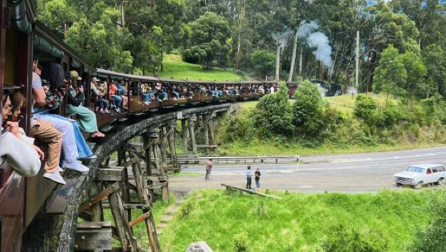 Lawatan Sehari Melbourne Puffing Billy Steam Train + Pulau Phillip (Sewaan Peribadi Alphard/Mercedes V)