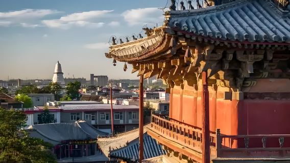 Однодневный тур в храм Дулэ + пещеру Цзичжоу + древнюю улицу Юян в Тяньцзине │ Индивидуальный тур