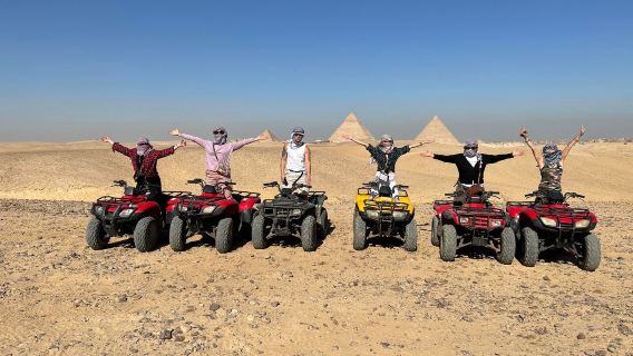 Cairo: ATV Quad Bike Ride at Giza Pyramids with hotel transfers