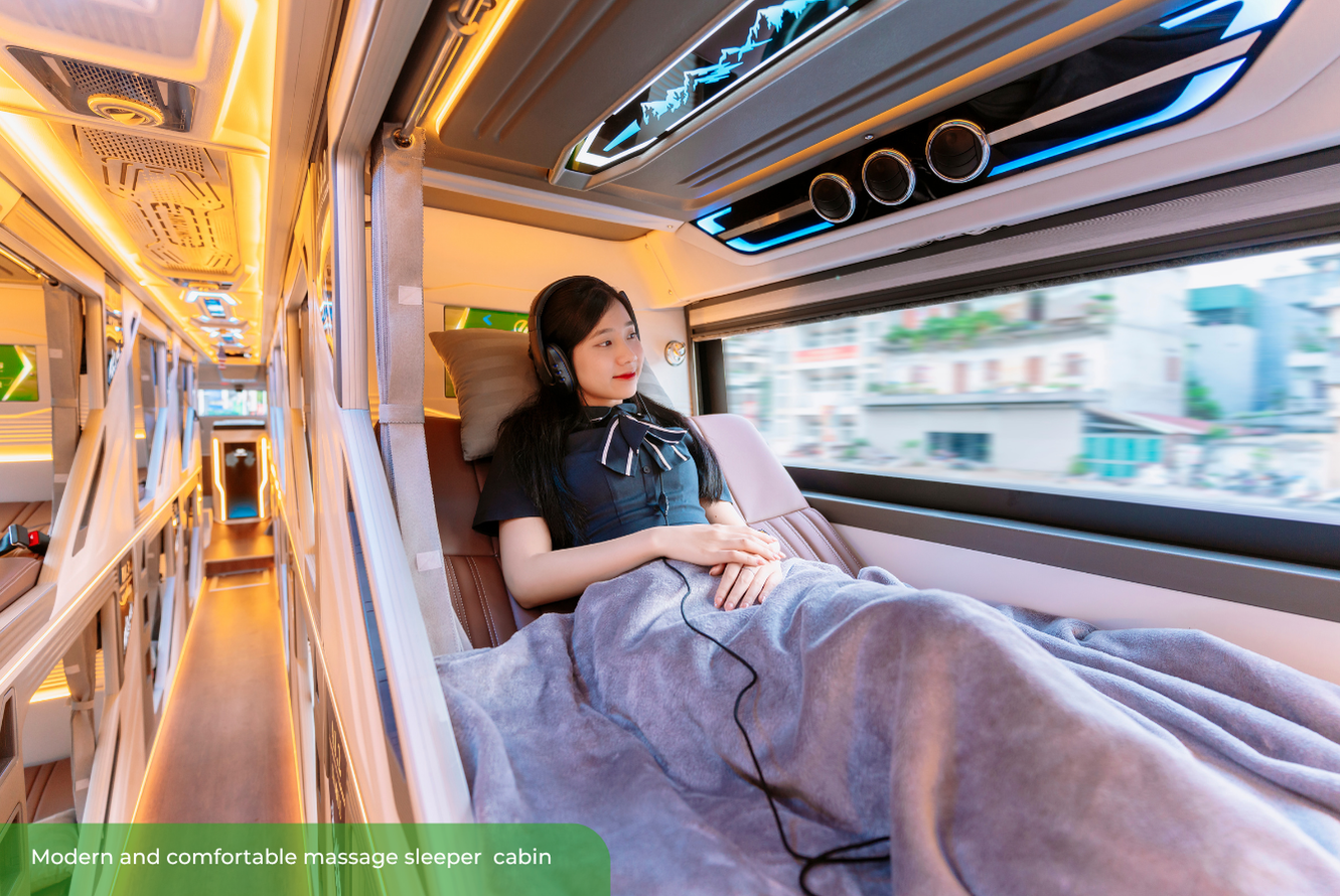 Hanoï - Da Nang Bus VIP couchette par HK Buslines [Officiel]