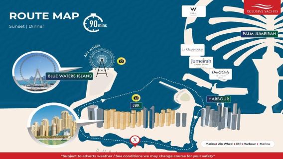 Dubái: crucero al atardecer o con cena, música en directo y barra libre