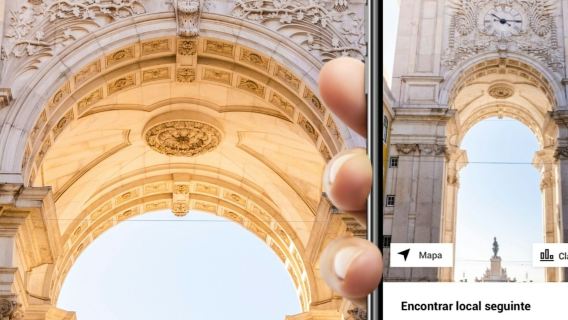 Lisbona: tour a piedi autoguidato dei quartieri Chiado e Baixa