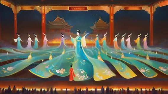 Urumchi, Xinjiang: Banquete Palaciego de Chang'an Fu|Experiencia inmersiva en un banquete de la corte de la dinastía Tang [Espectáculo de música y danza al estilo Tang + Banquete imperial + Opcional experiencia de vestuario y maquillaje antiguo]#