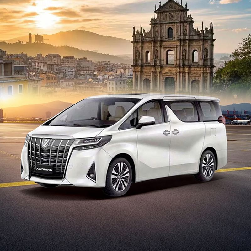 Guangdong-Hong Kong-Macau transfer service, private charter from Hong Kong and Macau to Shenzhen, Dongguan, Guangzhou, Foshan, Zhongshan, and throughout Guangdong Province, 7-seater van door-to-door transfer, cross-border private chartered tour to explore the Greater Bay Area