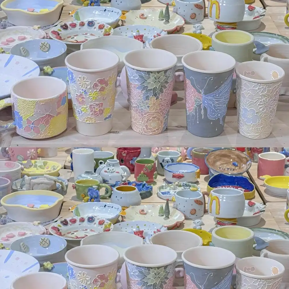 江西景徳鎮の小さな陶器・陶芸・ガラス焼きDIY無形文化遺産手作り体験