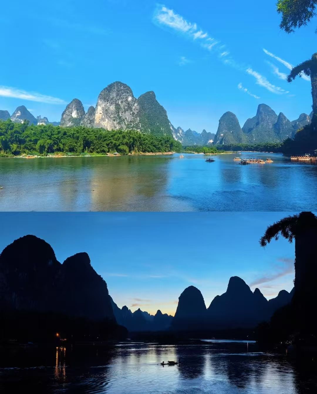 Guilin to Yangshuo Premium Day Tour: Li River Odyssey & Xiangong Mountain Vista