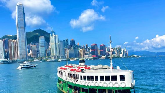 【香港貸切チャーターカスタムツアー】ビクトリア・ピーク+尖沙咀(チムサーチョイ)+ヴィクトリアハーバー+アベニュー・オブ・スターズ半日/ワンデーツアー
