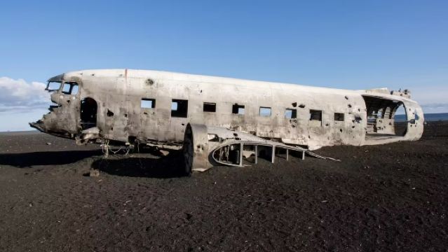 雷克雅未克--DC-3飛機殘骸--索爾黑馬冰川