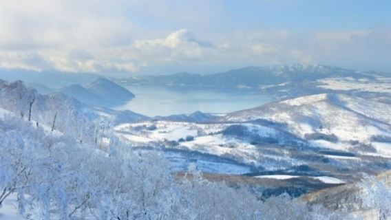 【9名様団体】登別+昭和新山/支笏湖氷濤まつり+洞爺湖展望台 日帰りツアー