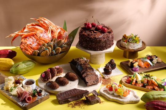 【低至8折】灣仔合和酒店 Hopewell Hotel｜大堂咖啡廳｜母親節自助餐/半自助午餐/半自助晚餐/可可狂熱下午茶｜獨家半自助餐團購優惠