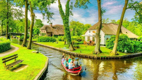 荷蘭 阿姆斯特丹：羊角村+梵高博物館+阿姆斯特丹運河｜中文包車