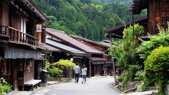 名古屋出發的馬籠宿、妻籠宿與惠那峽一日巴士遊