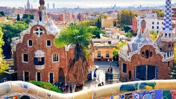 1-day tour in Barcelona - Gaudi's Park Güell + Montjuïc tour (tickets not included)